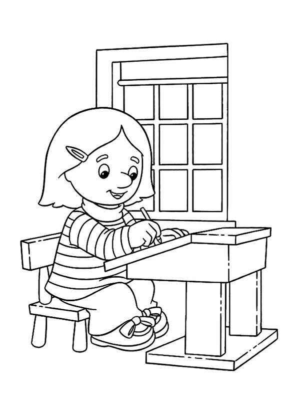 Lucy Selby (Postman Pat) Coloring page