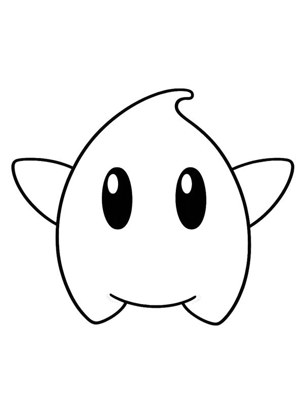 Luma (Super Mario Galaxy) Coloring page