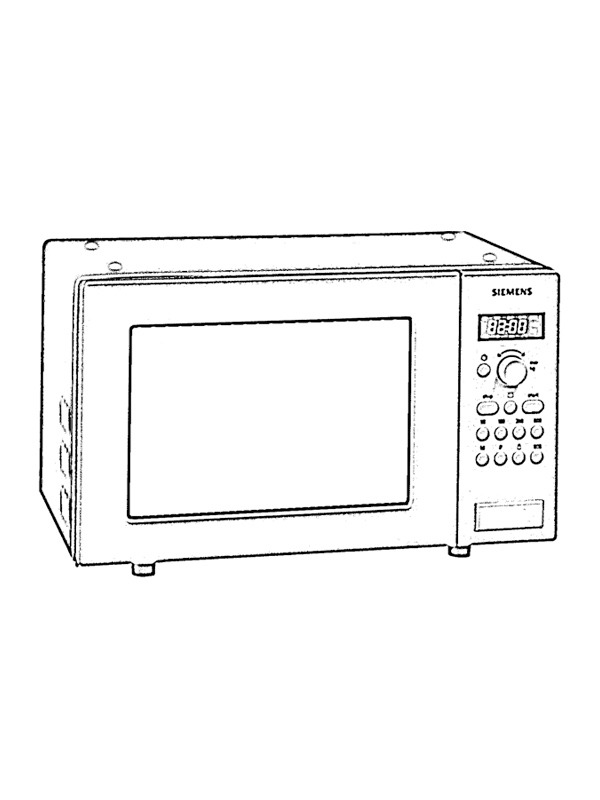 Microwave oven Coloring page