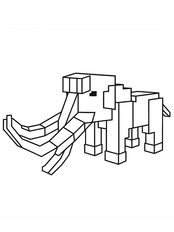 Mammoth (99 Nights in the Forest) Coloring page Mammoth (99 Nights in the Forest) Coloring page