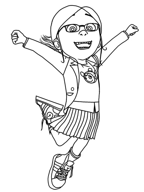 Margo minions Coloring page