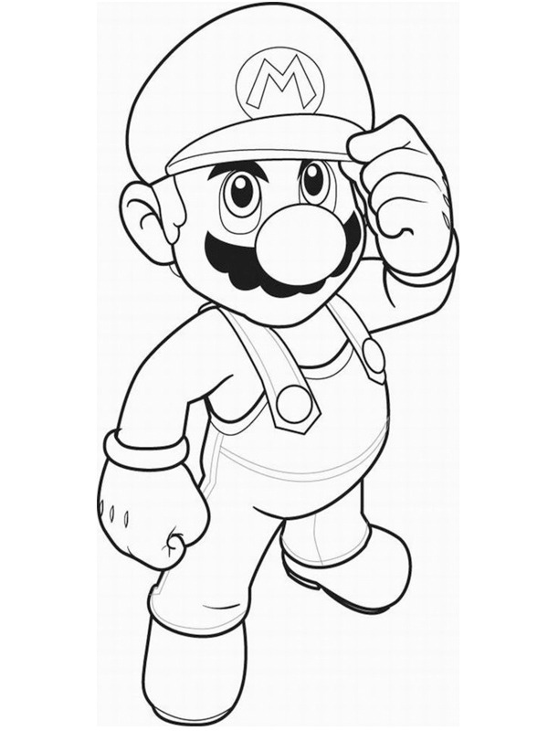 Mario Coloring page