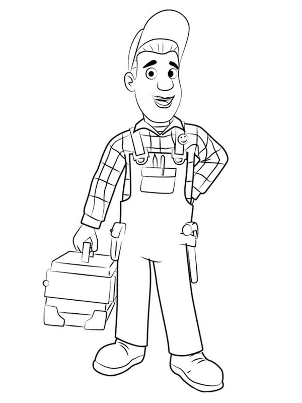 Mike Flood (Fireman Sam) Coloring page Mike Flood (Fireman Sam) Coloring page