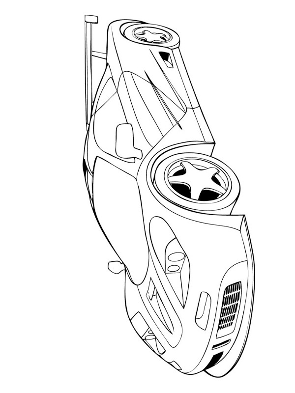 McLaren F1 LM Coloring page