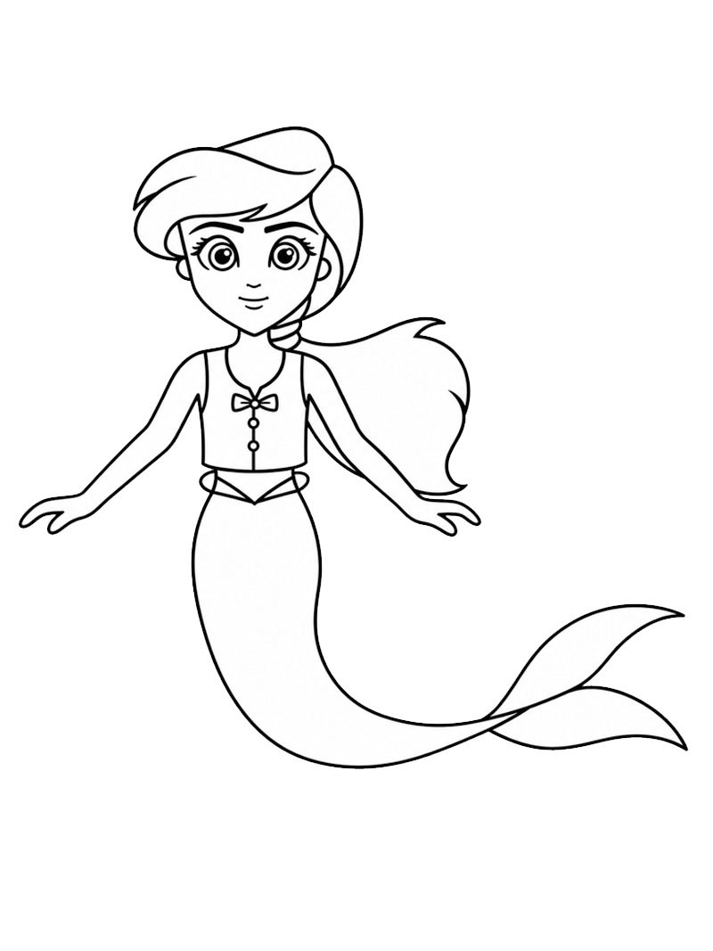 Melody (The Little Mermaid II) Coloring page Melody (The Little Mermaid II) Coloring page