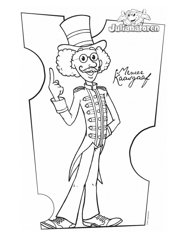 Mister Cheesechredder Coloring page Mister Cheesechredder Coloring page