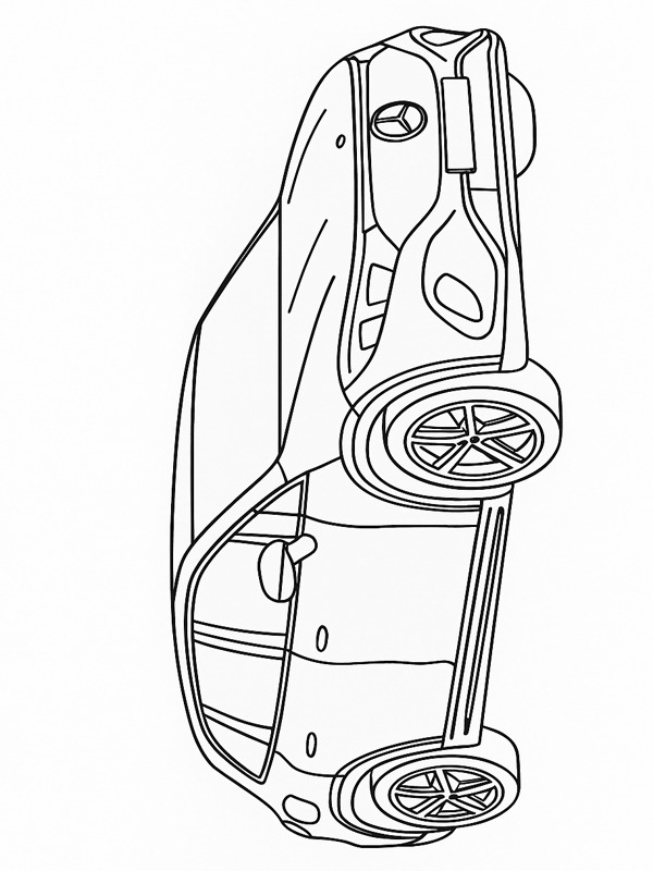 Mercedes-Benz EQS SUV Coloring page Mercedes-Benz EQS SUV Coloring page