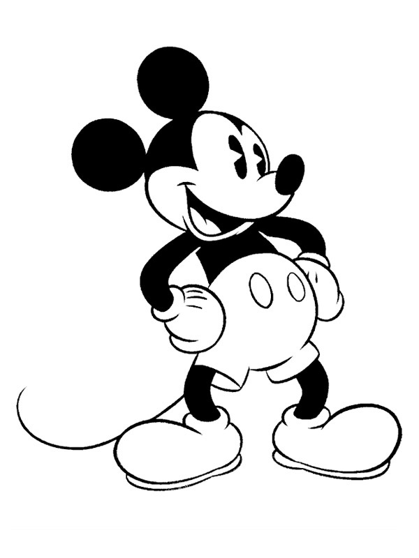 Mickey Mouse Coloring page