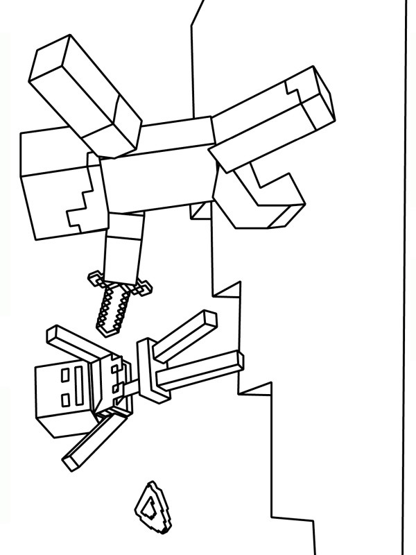 Minecraft Coloring page