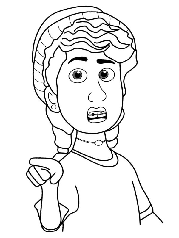 Miriam (Turning Red) Coloring page Miriam (Turning Red) Coloring page