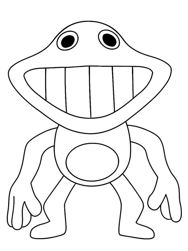 Monkey Larry (Garten of Banban) Coloring page Monkey Larry (Garten of Banban) Coloring page