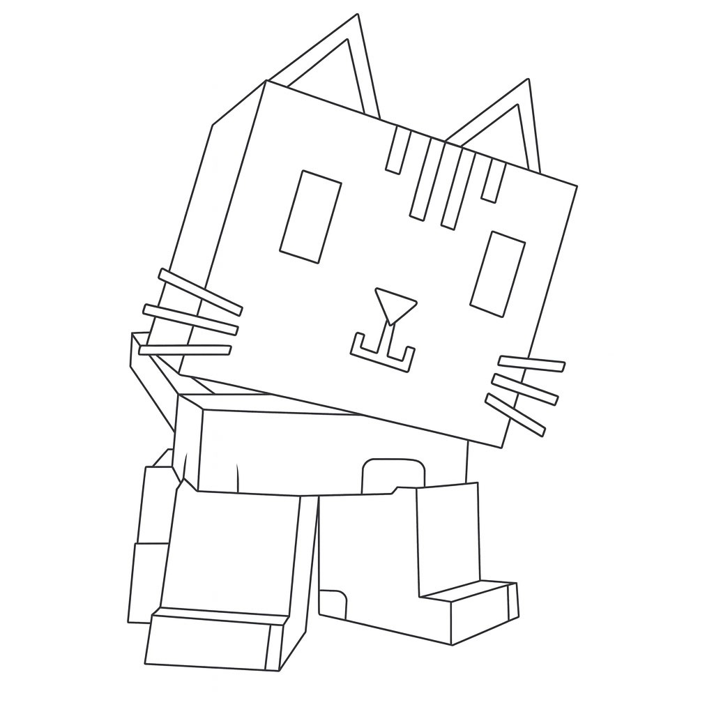 Moon Cat (Grow A Garden) Coloring page Moon Cat (Grow A Garden) Coloring page