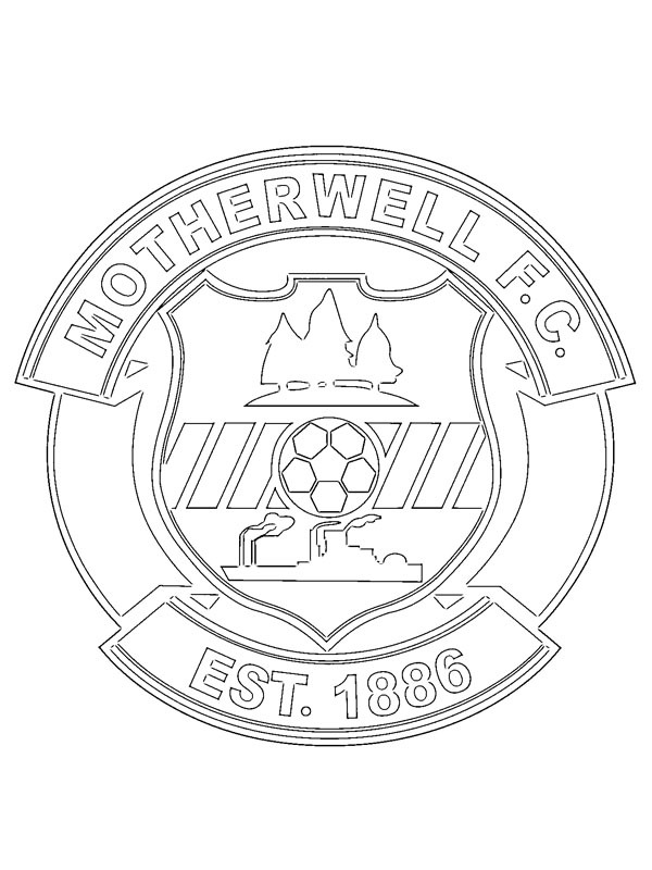 Motherwell FC Coloring page Motherwell FC Coloring page