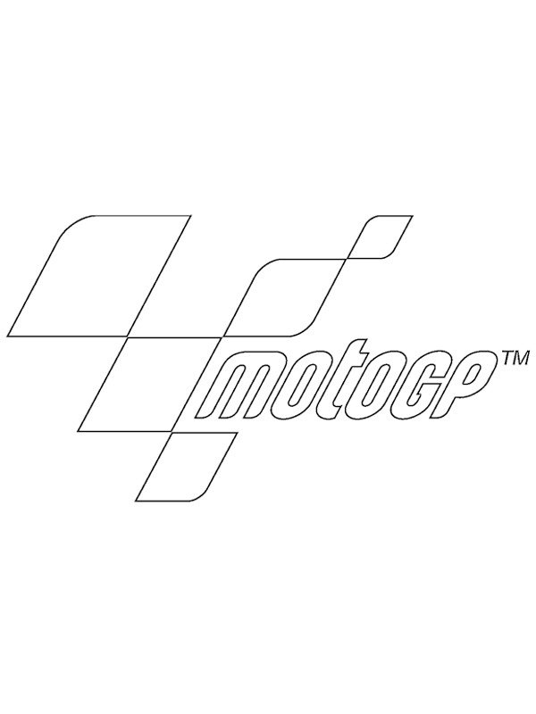 MotoGP logo Coloring page