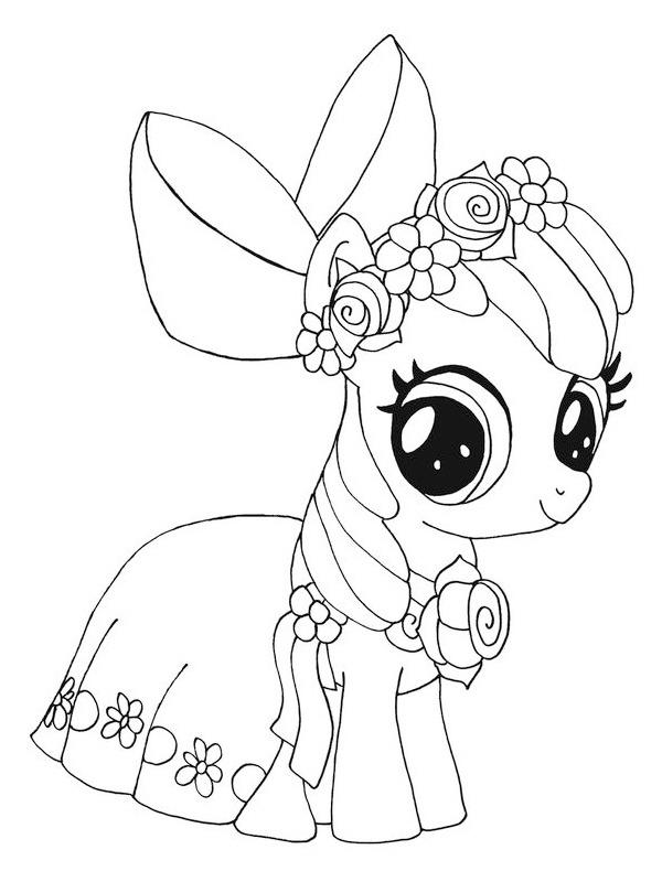 My little pony tiara Coloring page My little pony tiara Coloring page