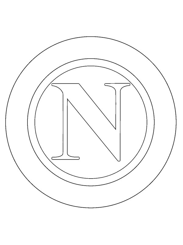 SSC Napoli Coloring page