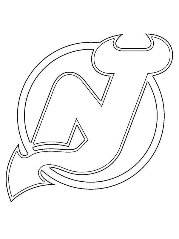 New Jersey Devils Coloring page New Jersey Devils Coloring page