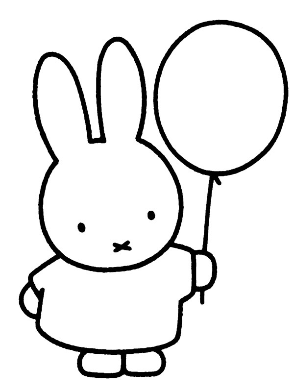 Miffy Coloring page