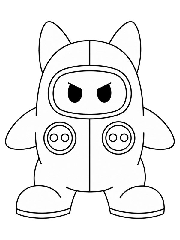 Ninji (Super Mario Bros. 2) Coloring page Ninji (Super Mario Bros. 2) Coloring page
