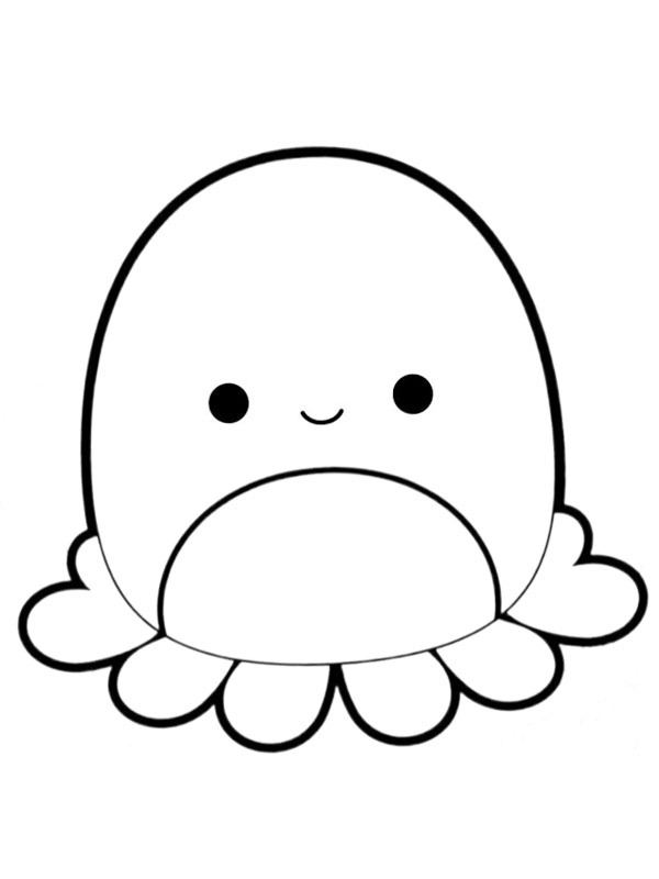 Octopus Veronica Coloring page Octopus Veronica Coloring page