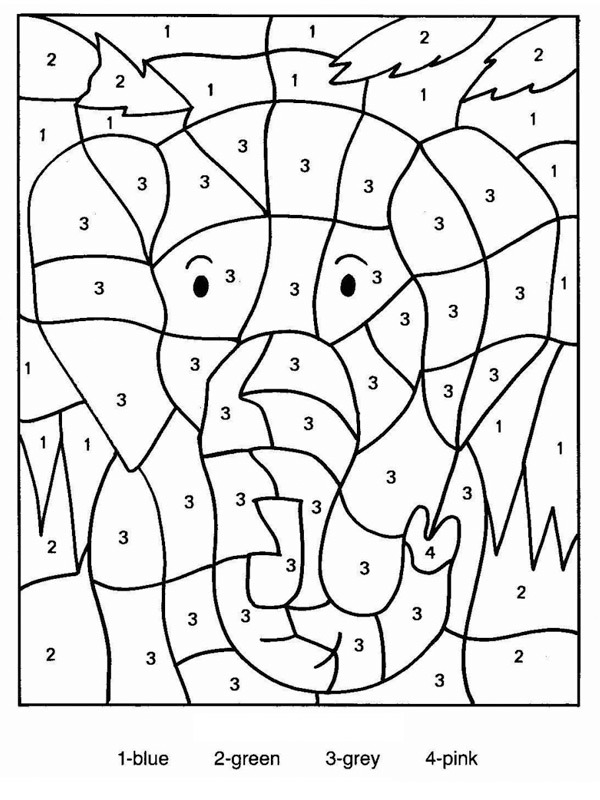 coloring elephant Coloring page