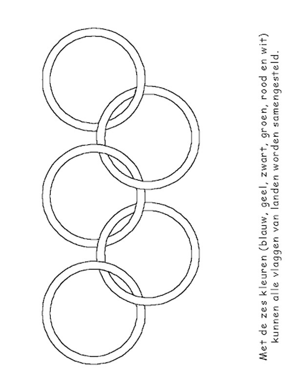 olympic rings Coloring page
