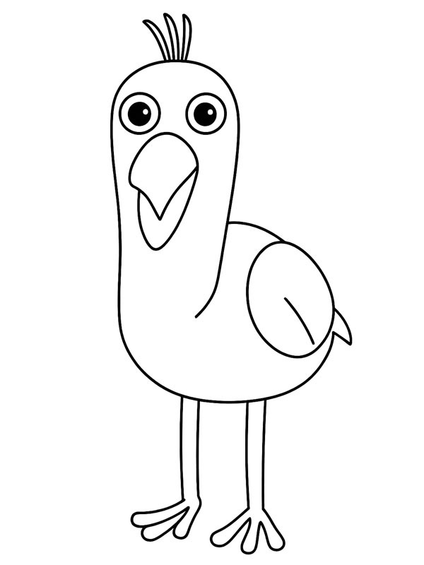 Opila Bird (Garten of Banban) Coloring page Opila Bird (Garten of Banban) Coloring page