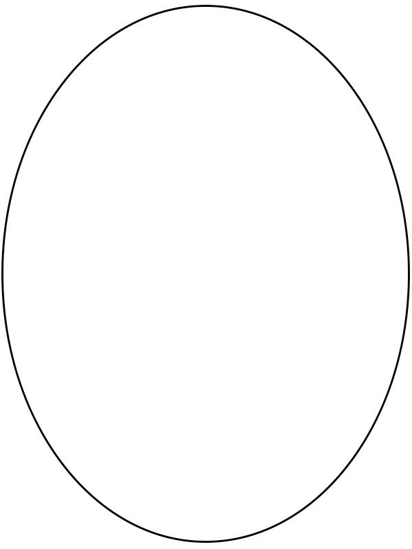 Oval Coloring page