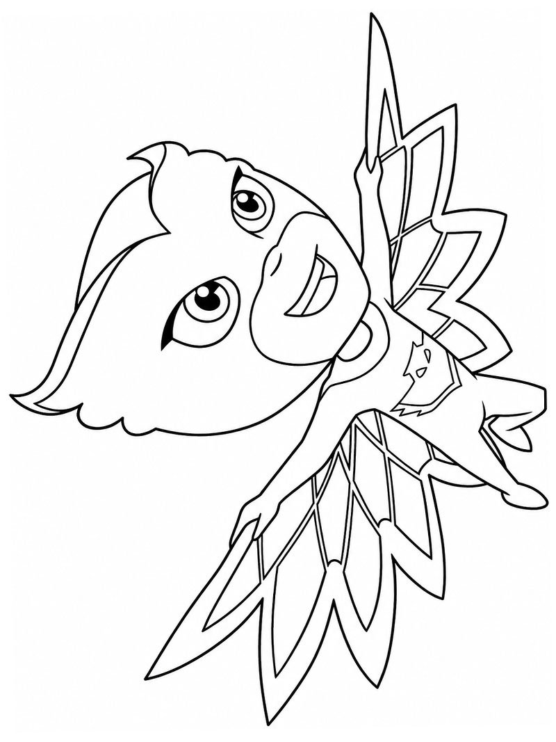 Owlette (PJ Masks) Coloring page
