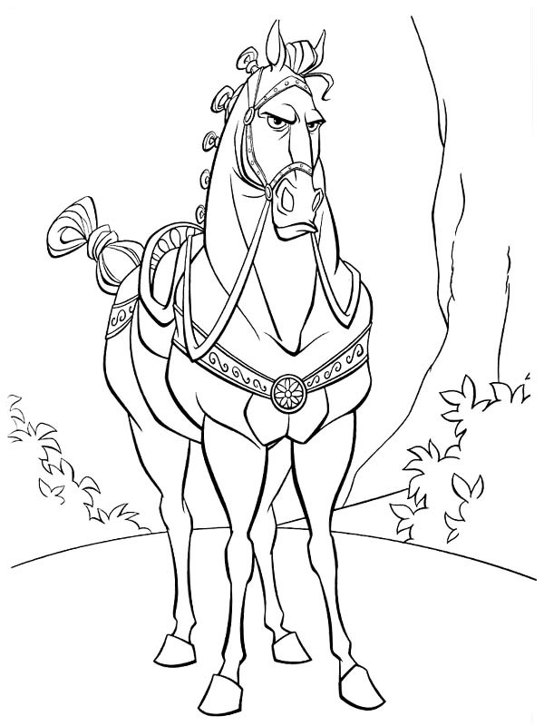 Horse Maximus Coloring page