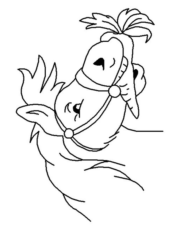 horse of saint nicholas Coloring page horse of saint nicholas Coloring page