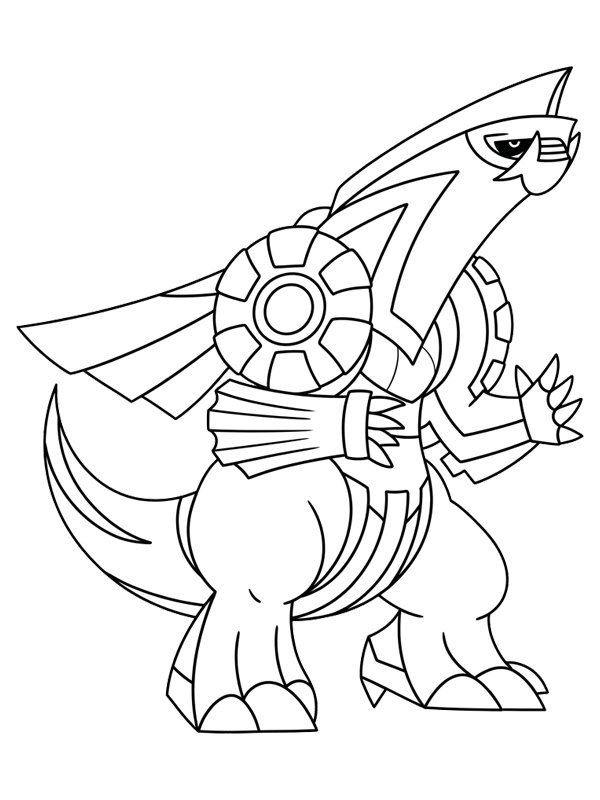 Palkia Pokemon Coloring page