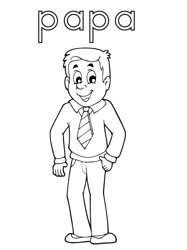 Father Coloring page