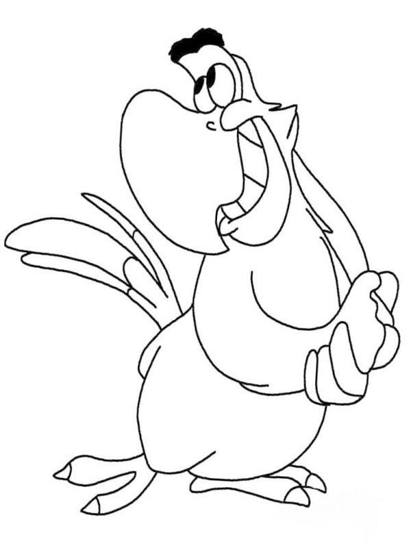 parrot lago Coloring page
