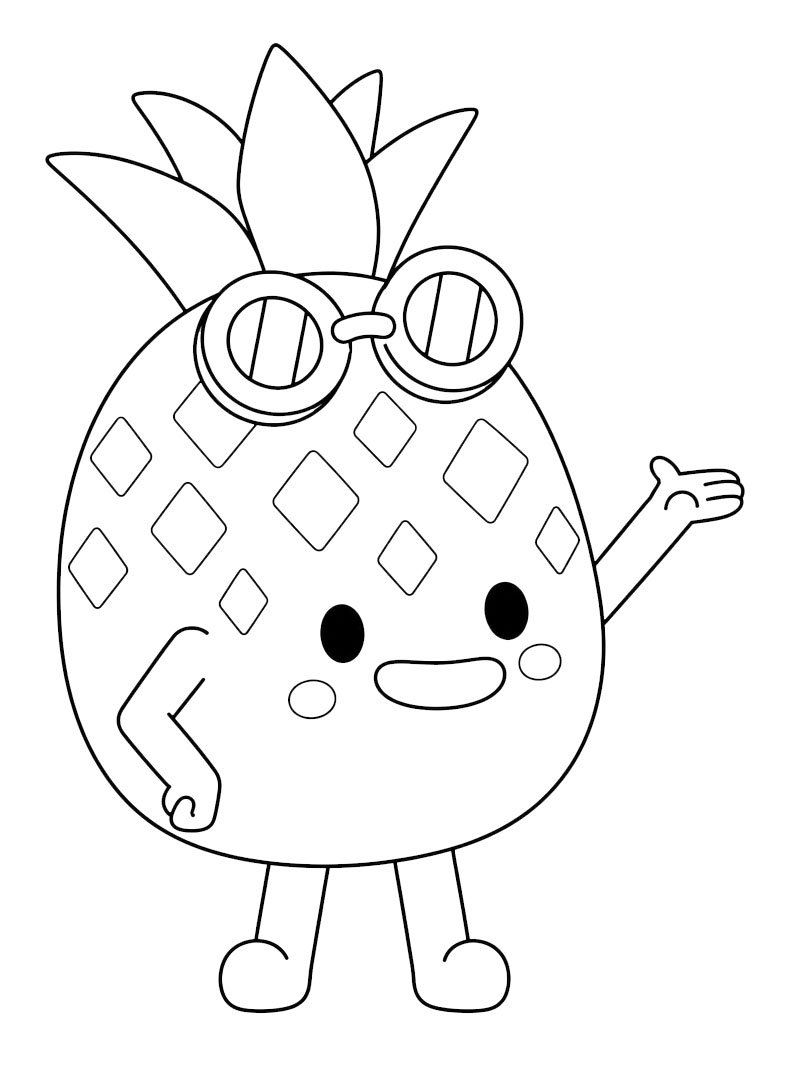 Paulina (Toca Boca) Coloring page Paulina (Toca Boca) Coloring page