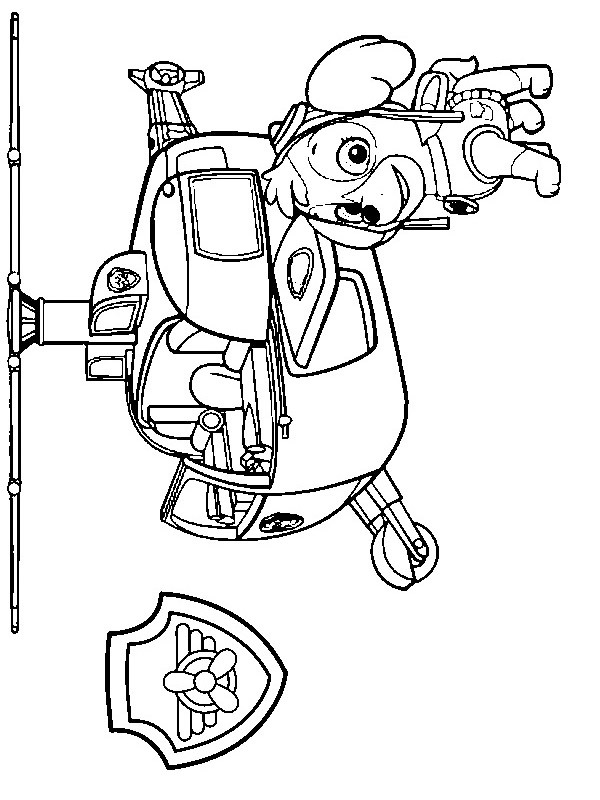 PAW Patrol Sub Patroller Coloring page PAW Patrol Sub Patroller Coloring page