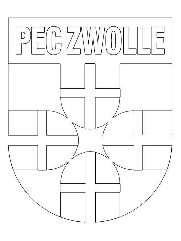 PEC Zwolle Coloring page