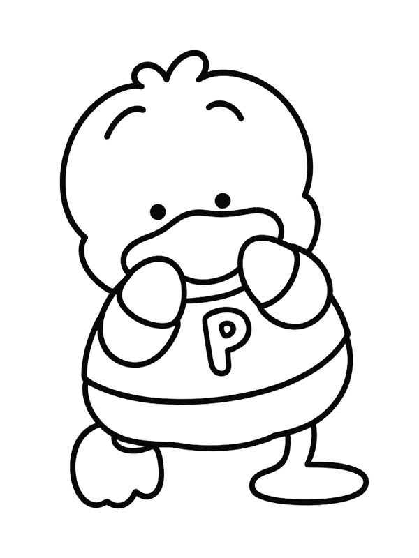 Pekkle (Sanrio) Coloring page