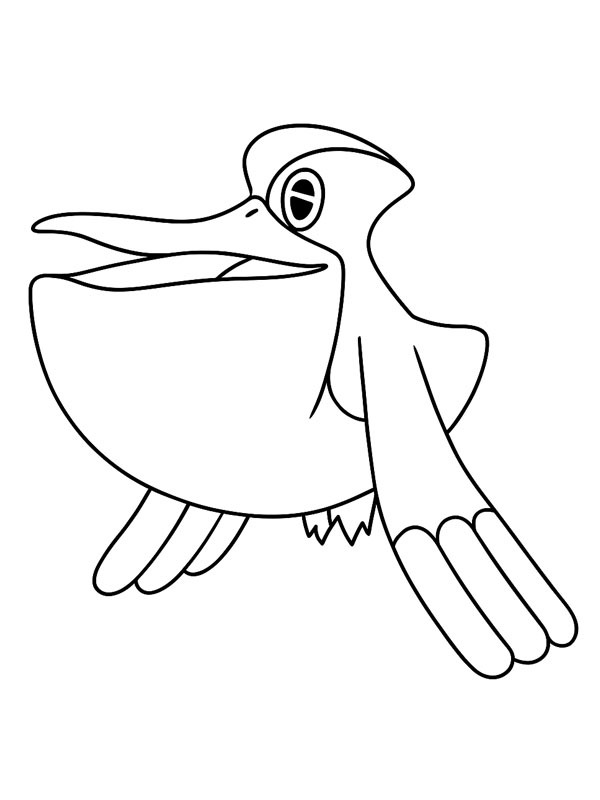 Pelipper (Pok&eacute;mon) Coloring page