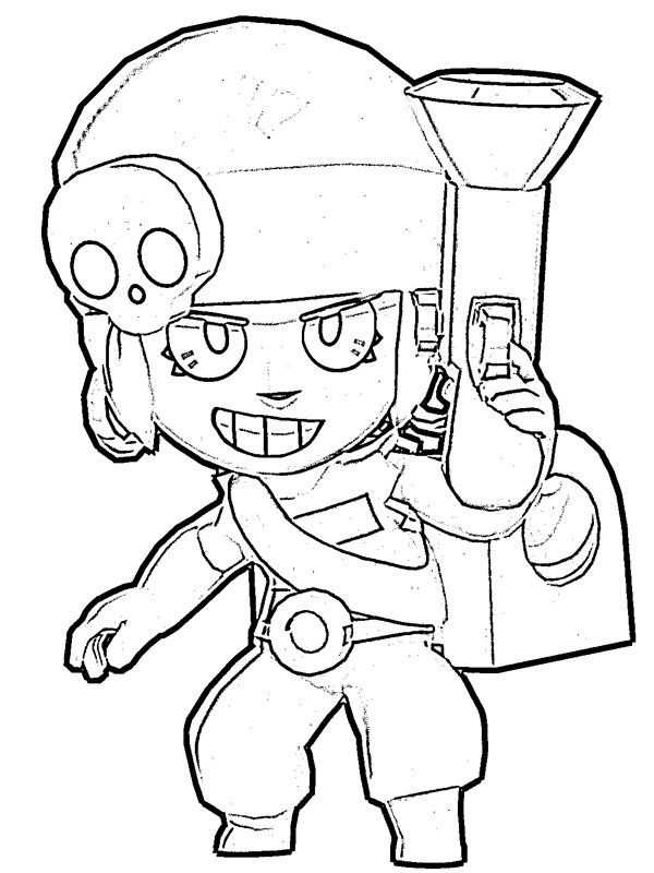 Penny Brawl Stars Coloring page