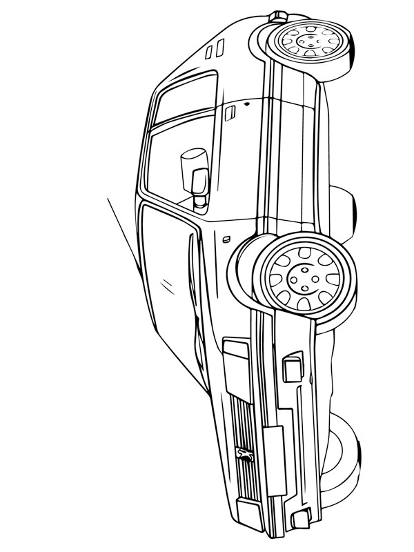 Peugeot 205 Coloring page