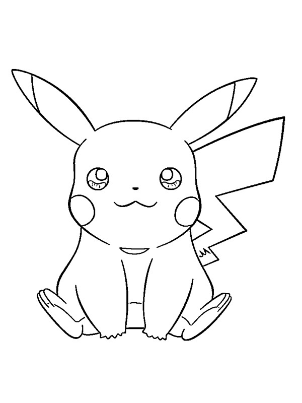 Pikachu Coloring page