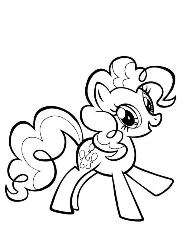 Pinkie Pie Coloring page