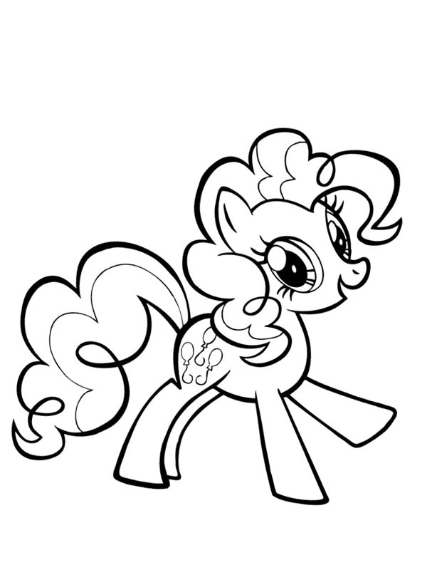 pinkie pie coloring pages party