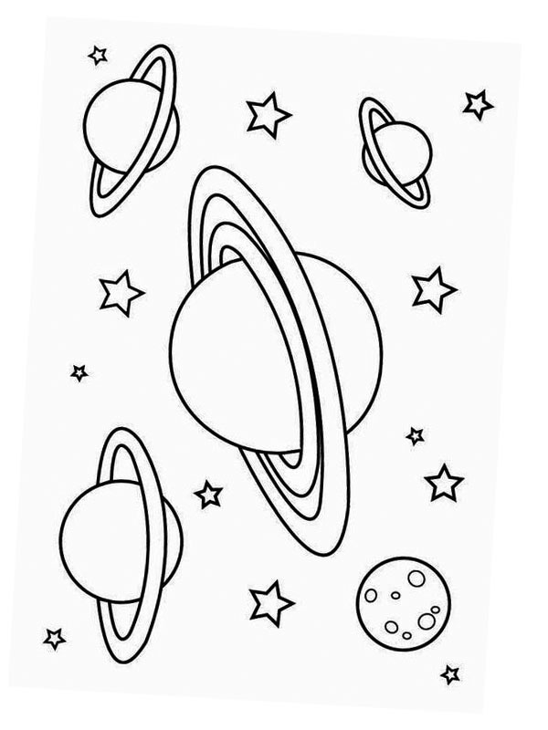 Planets solar system Coloring page Planets solar system Coloring page