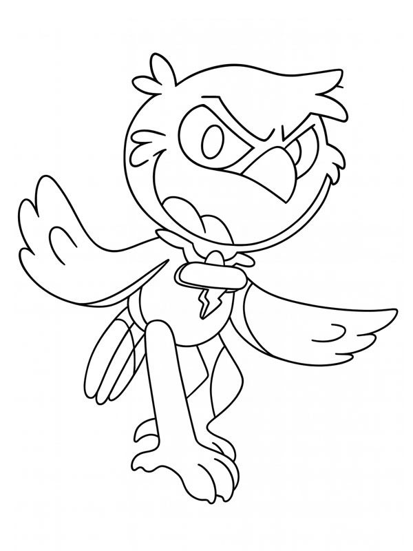 Poe Poppy Playtime Coloring page Poe Poppy Playtime Coloring page