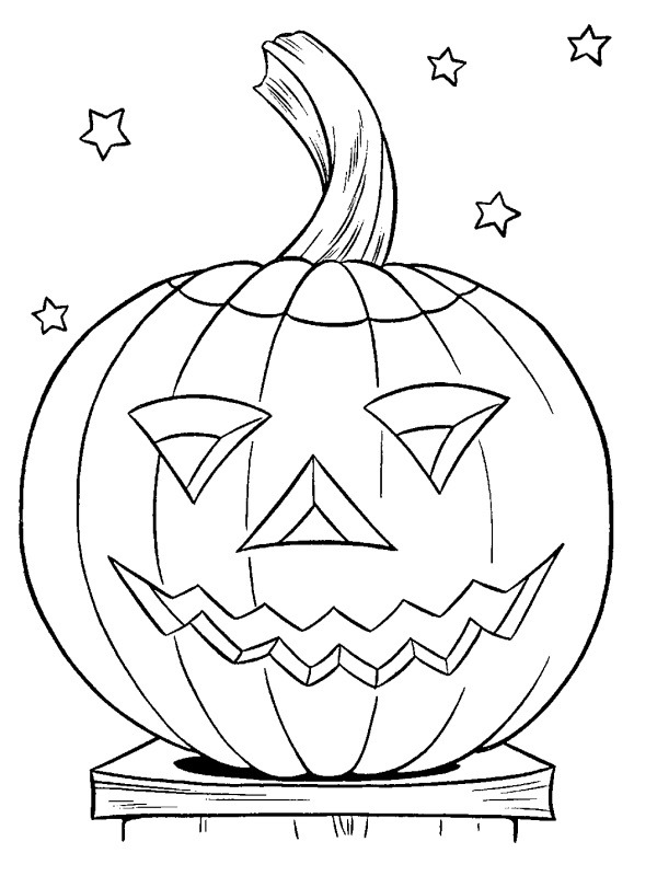 pumpkin halloween Coloring page
