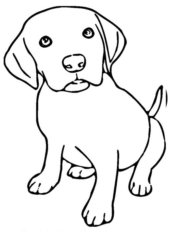 Puppy Coloring page