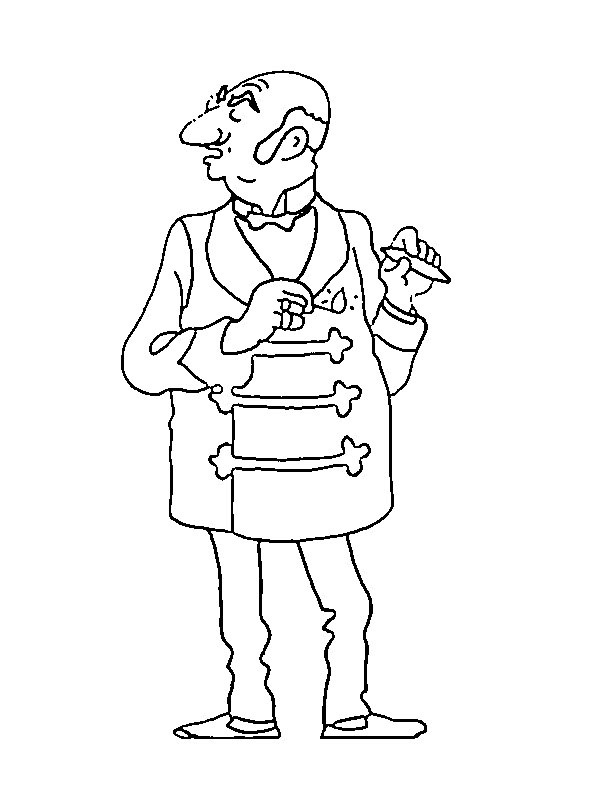 Rastapopoulos Coloring page