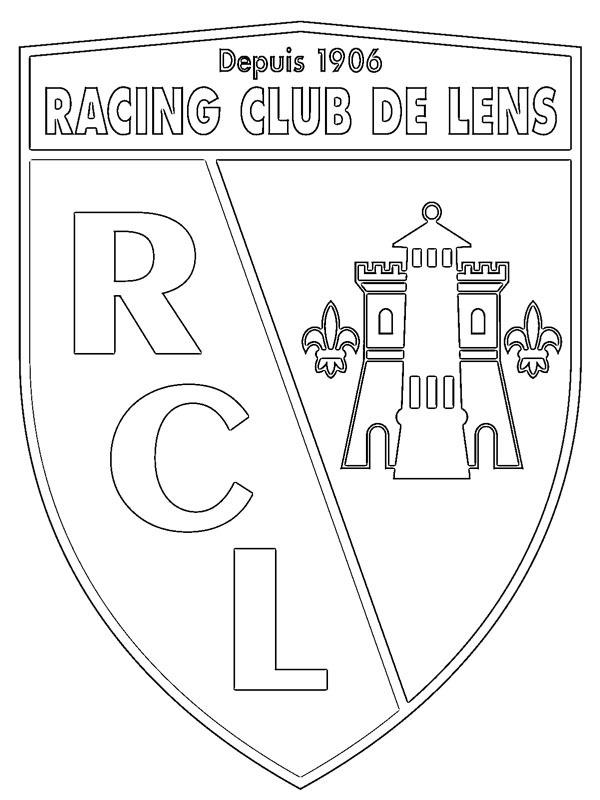 RC Lens Coloring page